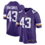 Andrew Van Ginkel Minnesota Vikings Nike Team Game Jersey -  Purple- 49Native