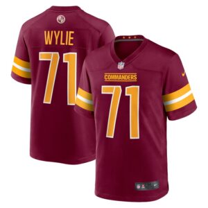 Andrew Wylie Washington Commanders Nike Game Player Jersey - Burgundy- 49Native