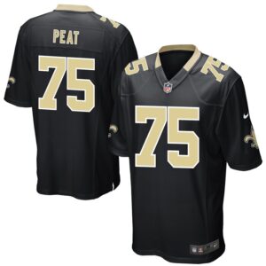 Andrus Peat New Orleans Saints Nike Game Player Jersey - Black- 49Native