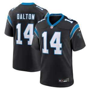 Andy Dalton Carolina Panthers Nike Team Game Jersey - Black- 49Native