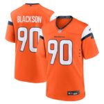 Angelo Blackson Denver Broncos Nike Game Jersey -  Orange- 49Native