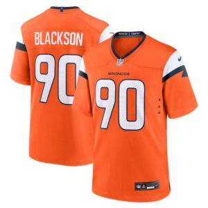 Angelo Blackson Denver Broncos Nike Game Jersey -  Orange- 49Native