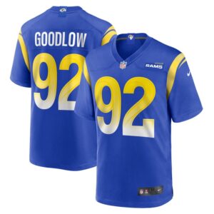 Anthony Goodlow Los Angeles Rams Nike Game Jersey -  Royal- 49Native