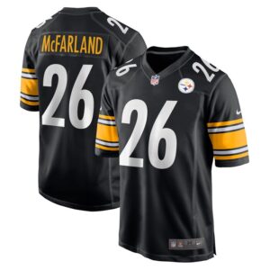 Anthony McFarland Jr. Pittsburgh Steelers Nike Game Player Jersey - Black- 49Native