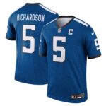 Anthony Richardson Indianapolis Colts Nike Alternate Legend Jersey - Royal- 49Native