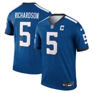 Anthony Richardson Indianapolis Colts Nike Alternate Legend Jersey - Royal- 49Native