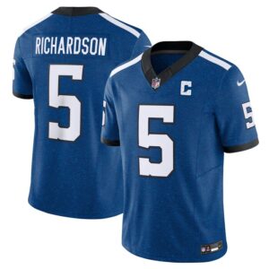 Anthony Richardson Indianapolis Colts Nike Alternate Vapor F.U.S.E. Limited Jersey - Royal- 49Native