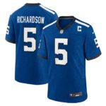 Anthony Richardson Indianapolis Colts Nike Indiana Nights Alternate Game Jersey - Royal- 49Native