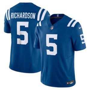 Anthony Richardson Indianapolis Colts Nike Vapor F.U.S.E. Limited Jersey - Royal- 49Native
