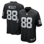 Antoine Wesley Las Vegas Raiders Nike Team Game Jersey -  Black- 49Native