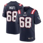Atonio Mafi New England Patriots Nike Team Game Jersey -  Navy- 49Native