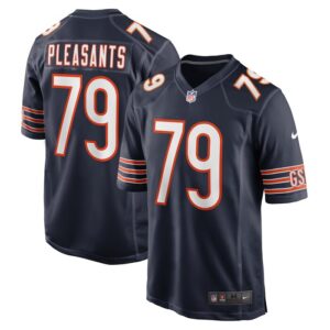 Austen Pleasants Chicago Bears Nike  Game Jersey -  Navy- 49Native