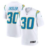 Austin Ekeler Los Angeles Chargers Nike Game Jersey - White- 49Native