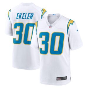Austin Ekeler Los Angeles Chargers Nike Game Jersey - White- 49Native