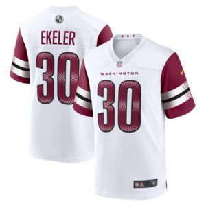 Austin Ekeler Washington Commanders Nike Game Jersey -  White- 49Native