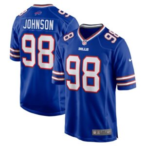 Austin Johnson Buffalo Bills Nike  Game Jersey -  Royal- 49Native
