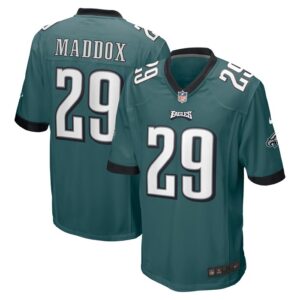 Avonte Maddox Philadelphia Eagles Nike Game Jersey - Midnight Green- 49Native