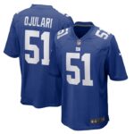 Azeez Ojulari New York Giants Nike Game Player Jersey - Royal- 49Native