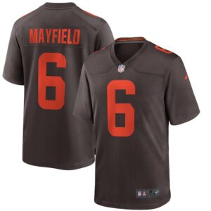 Baker Mayfield Cleveland Browns Nike Alternate Game Jersey - Brown- 49Native