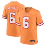 Baker Mayfield Tampa Bay Buccaneers Nike Throwback Game Jersey - Orange- 49Native