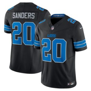 Barry Sanders Detroit Lions Nike 2nd Alternate Vapor F.U.S.E. Limited Jersey - Black- 49Native