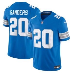 Barry Sanders Detroit Lions Nike Vapor F.U.S.E. Limited Jersey - Blue- 49Native