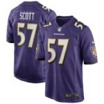 Bart Scott Baltimore Ravens Nike Game Retired Player Jersey - Purple- 49Native
