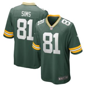 Ben Sims Green Bay Packers Nike Team Game Jersey -  Green- 49Native