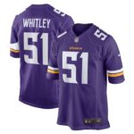 Benton Whitley Minnesota Vikings Nike Home Game Player Jersey - Purple- 49Native