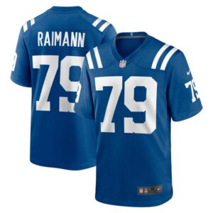Bernhard Raimann Indianapolis Colts Nike Player Game Jersey - Royal- 49Native