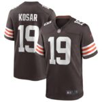 Bernie Kosar Cleveland Browns Nike Game Retired Player Jersey - Brown- 49Native