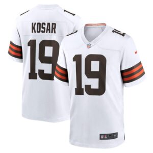 Bernie Kosar Cleveland Browns Nike Retired Player Game Jersey - White- 49Native
