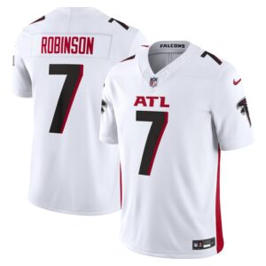 Bijan Robinson Atlanta Falcons Nike  Vapor F.U.S.E. Limited Jersey - White- 49Native