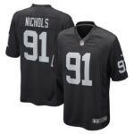 Bilal Nichols Las Vegas Raiders Nike Game Player Jersey - Black- 49Native