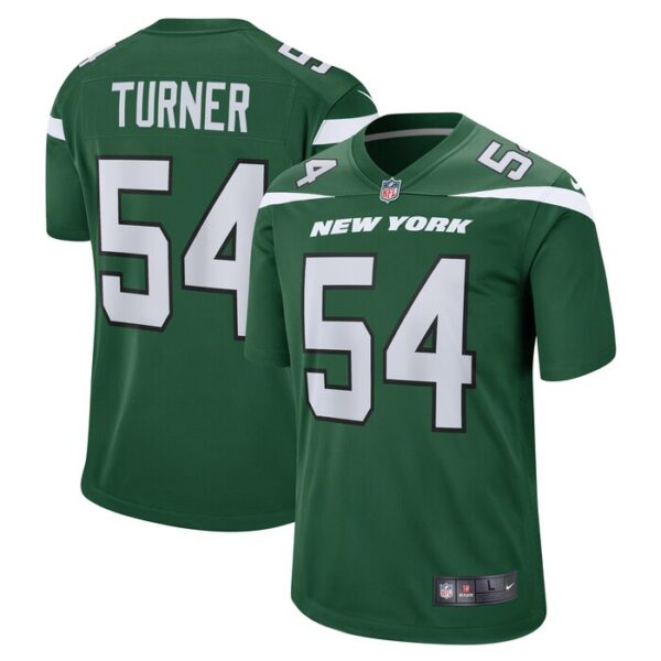 Billy Turner New York Jets Nike  Game Jersey - Gotham Green- 49Native