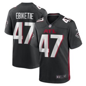 Arnold Ebiketie Atlanta Falcons Nike Game Player Jersey - Black- 49Native