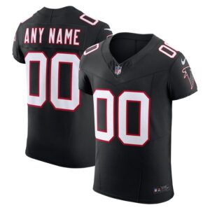 Atlanta Falcons Nike  Vapor F.U.S.E. Elite Custom Jersey - Black- 49Native