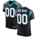 Carolina Panthers Nike Classic Custom Elite Jersey - Black- 49Native
