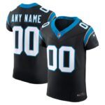 Carolina Panthers Nike Vapor F.U.S.E. Elite Custom Jersey - Black- 49Native