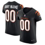 Cincinnati Bengals Nike Vapor Elite Custom Jersey - Black- 49Native
