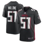 DeAngelo Malone Atlanta Falcons Nike Game Player Jersey - Black- 49Native