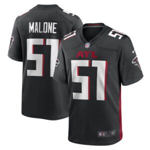 DeAngelo Malone Atlanta Falcons Nike Game Player Jersey - Black- 49Native