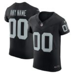 Las Vegas Raiders Nike Vapor F.U.S.E. Elite Custom Jersey - Black- 49Native