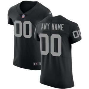Las Vegas Raiders Nike Vapor Untouchable Custom Elite Jersey - Black- 49Native