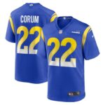 Blake Corum Los Angeles Rams Nike 2024 NFL Draft Game Player Jersey - Royal- 49Native