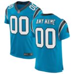 Carolina Panthers Nike Classic Elite Custom Jersey - Blue- 49Native