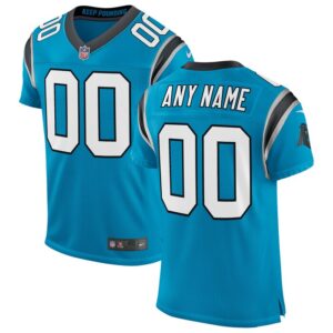 Carolina Panthers Nike Classic Elite Custom Jersey - Blue- 49Native