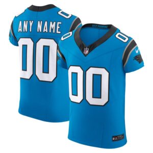 Carolina Panthers Nike Vapor F.U.S.E. Elite Custom Jersey - Blue- 49Native