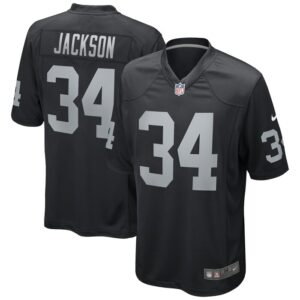 Bo Jackson Las Vegas Raiders Nike Game Retired Player Jersey - Black- 49Native