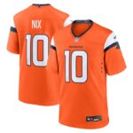 Bo Nix Denver Broncos Nike 2024 NFL Draft First Round Pick Player Game Jersey - Orange- 49Native